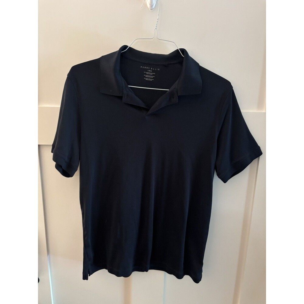 Perry Ellis Polo Shirt Men’s Large Navy